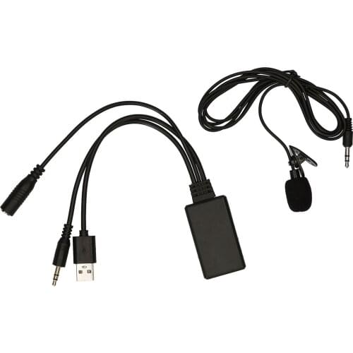 Wireless Microphone Smartphone Call Handsfree Adapter USB 5V 12V Universal Car AUX-IN Aux Panel BT Audio Car Electronic