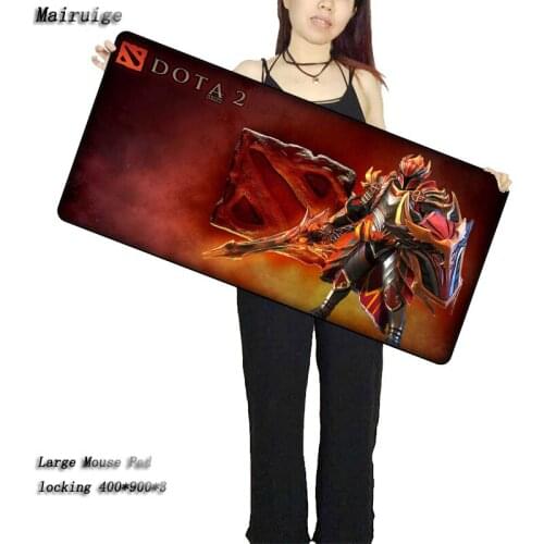 Mairuige Shop Dota 2 900*400*2mm Large Mouse Pad Grande Keyboards Mat for League of Legends LOL CS Go for Game Player As Gift
