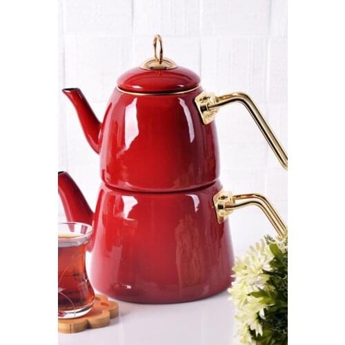 ELITE CLASS RED ENAMEL Teapot kitchen mother teapot tea coffee tea maker kettle