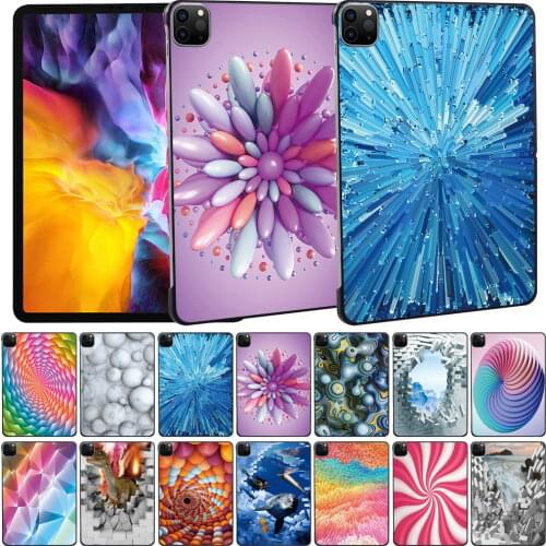 Tablet Case Fit Apple IPad Pro 9.7"/iPad Pro 11" (2018/2020)/iPad Pro 2nd Gen 10.5" Tablet 3D Pattern Drop-proof Back Case