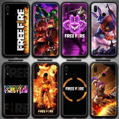Hot Game Free Fire Phone Case Huawei Y6P Y8S Y8P Y5II Y5 Y6 2019 P Smart Prime Pro