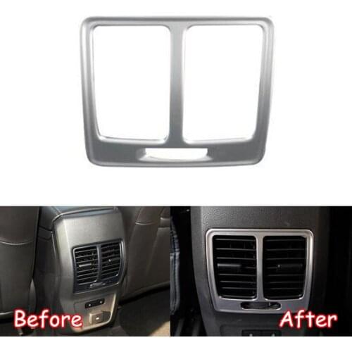 For Ford Escape Kuga 2017 Car Rear Air Vent Outlet Frame Decor Sticker Interior Car Accessories ABS