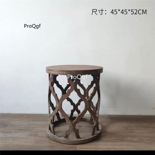 Prodgf 1 Set ins united states feel 45*45*52cm home wood table