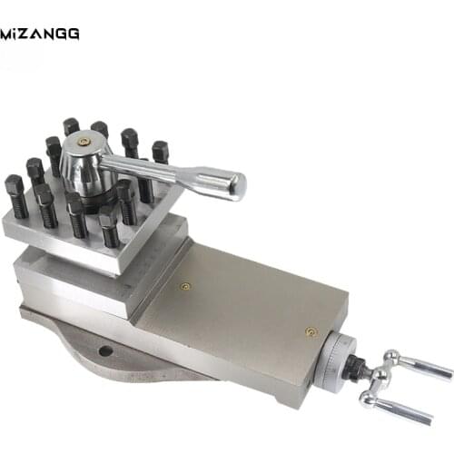 AT300 Tool Holder Mini Lathe Accessories Metal Lathe Holder Tool Assembly Quick Change Lathe Tool Holder Tool 80mm Stroke