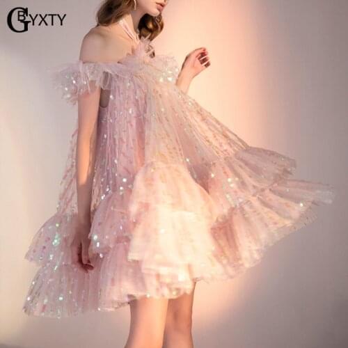GBYXTY Pink Summer Dresses
