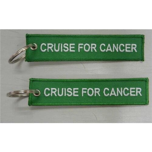 Cruise For Cancer with Customized Embroidered Logo, Accept Any Color and Size