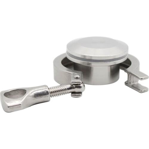 Sanitary Pipe Fitting Set 1.5" OD 38mm Clamp 50.5mm Weld Ferrule + End Cap+ Tri Clamp + Silicon Gasket