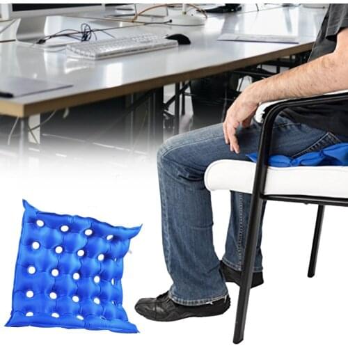 Inflatable Cushion Thermal Sealing Structure For Long Time Adjustable Pressure Point Pain Relief Wheelchair Travel Cushion