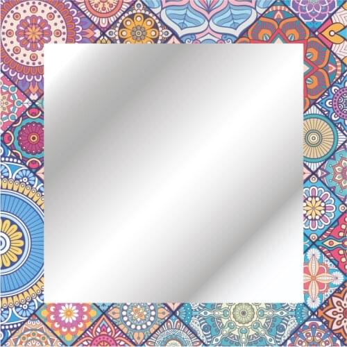 Wall Mirror with decoration model Mainz