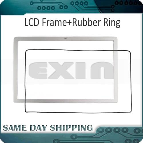 New Laptop A1286 LCD Screen Display Frame Bezel Cover Aluminium AL w/ LCD Rubber Ring for Macbook Pro A1286 2008-2012 Year