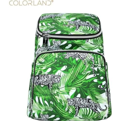 COLORLAND Solid Backpack Diaper Bag Baby Tasche For Mom Backpack Nappy Mummy Maternity Bag Waterproof Backpacks stroller bag