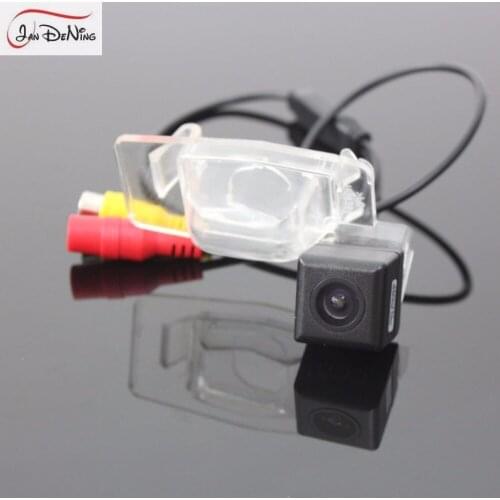 JanDeNing HD CCD Car Rear View Parking/Backup Reverse Camera/Waterproof License Plate Light OEM For Mitsubishi 380 2004-2012
