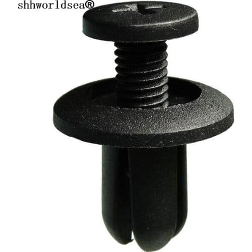 Shhworldsea Car Universal Mixing Door Trunk Rack Bumper Expansion Screw Threaded Nail Plastic Interior Clip Clasp Car Fastener