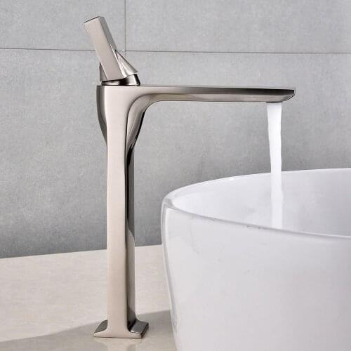 Bathroom Basin Faucet Total Brass Sink Mixer Tap Hot and Cold Basin Faucet Swivel Spout chrome Bathroom Crane Torneira lavatorio