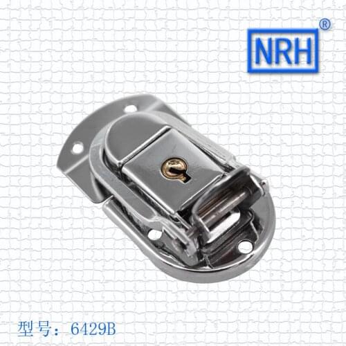NRH 6429B steel chrome finish locking fastener toggle draw latch for briefcase & suitcase 2pack toggle latch wholesale price