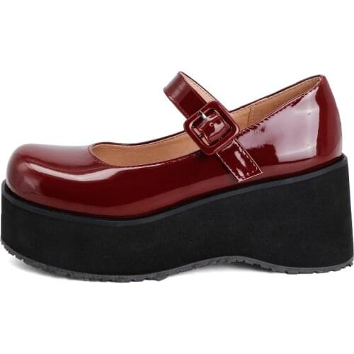 Autumn Spring Women Flats Fashion Flat Platform Shoes Womens Loafers Ladies Straps Mary Janes Shoes Girls large size