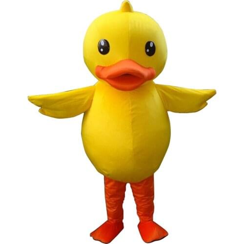 High quality of the yellow duck mascot costume adult duck mascot free shipping