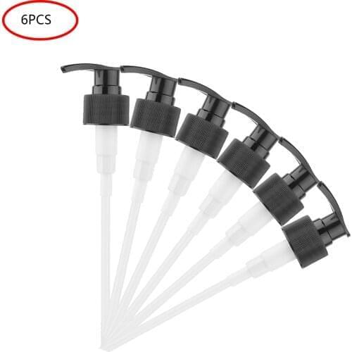 10 Pcs Plastic Lotion Pump Travel Soap Storage Bottles Head for Shampoo and Conditioner Dispensing Bottle Top Replacement