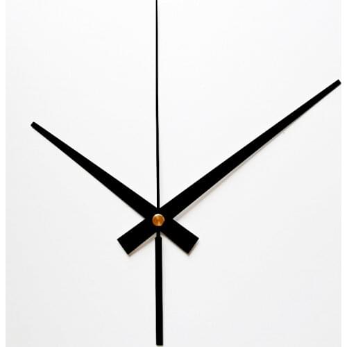 100sets S Shaft Clock Long Hands 720#black (just hands) Metal Aluminum DIY Quartz Clock Accessory High quality DIY Clock kits