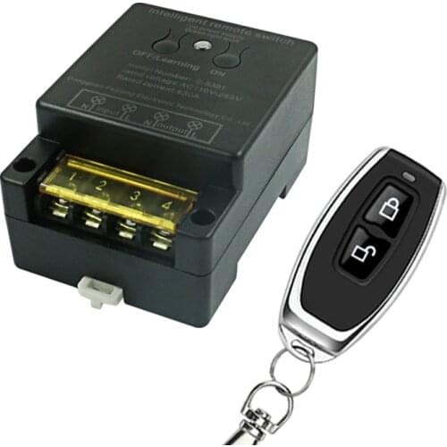 433mhz 1 ch RF wireless remote control switch AC 220V universal remote receiver