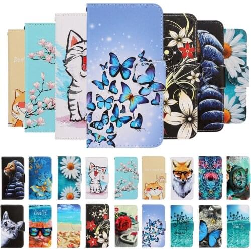 A01 Case on for Samsung A01 A11 A21 A31 A41 A51 A71 Case Women Cartoon Cat Leather Flip Cover for Funda Samsung Galaxy M11 A51