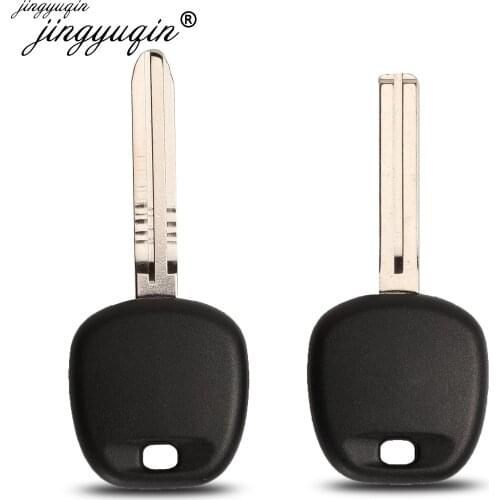 Jingyuqin For Toyota Rav4 Prado Corlla Camry Reiz Highlander Yaris Corolla TOY40 TOY43 Blade Blank Key Case Cover