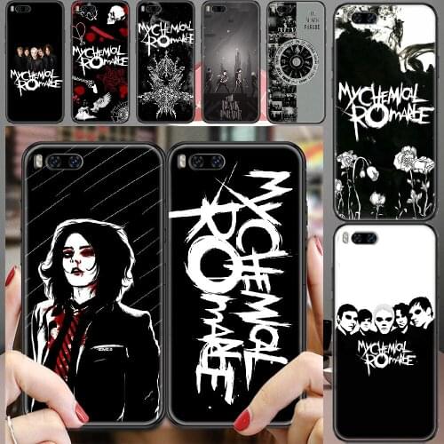 Punk Band My Chemical Romance Phone case For Xiaomi Mi Max Note 3 A2 A3 8 9 9T 10 Lite Pro Ultra black painting coque 3D cover