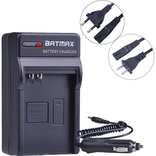 Batmax FXDC02 Digital Battery Charger for Drift 72-011-00 FXDC02 CFXDC02 HD Ghost Ghost-S HD720 Cameras battery
