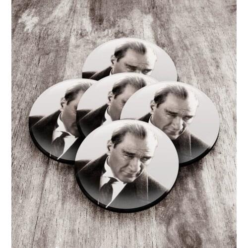 Ataturk Wood Badge (5 Pcs) 3