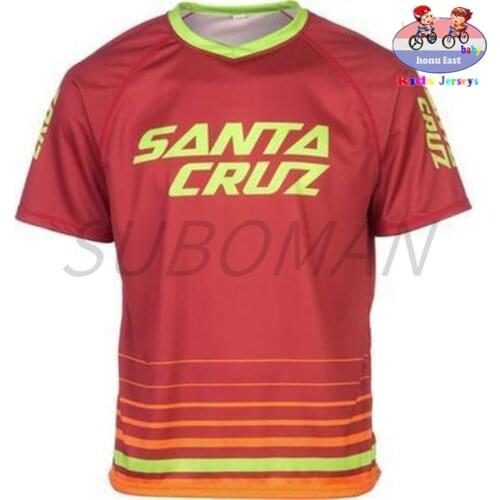Santcruz 2021children Downhill Mtb Jersey bike Enduro Offroad Larga Mountainbike Motocross Jersey BMX DH MTB T Shirt Kleidung
