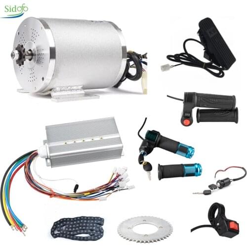48V/60V 2000W Electric Brushless BLDC Motor Controller Throttle Electric Motor E-Bike Electric Scooter Ebike Conversion Kit