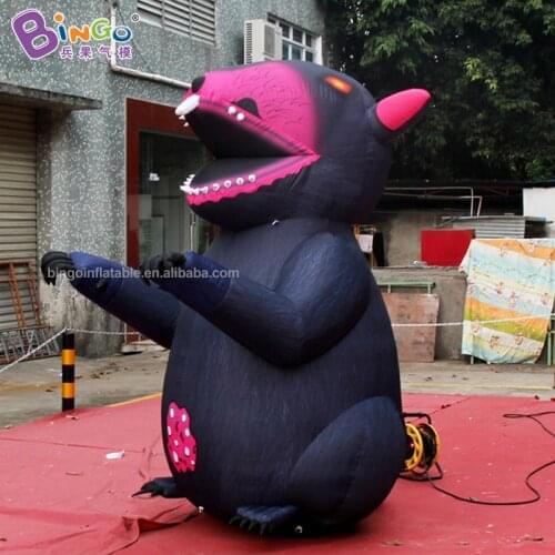 Customized 2.5m height giant inflatable mouse / large inflatable rat toys