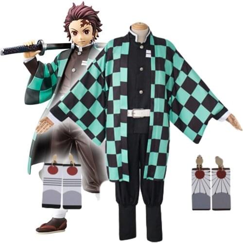 Kimetsu no Yaiba Demon Slayer Cosplay CostumeKamado Tanjirou Nezuko Agatsuma Zenitsu Tomioka Giyuu Muzan Cosplay anime
