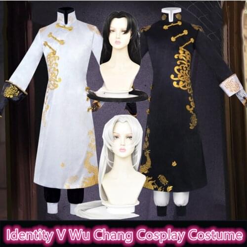 Game Identity V Wu Chang Cosplay Costume Halloween Christmas White Costumes Christmas Wu Chang Cosplay Clothing