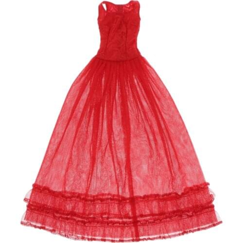 1/3 Dolls Lace Tulle Sleeveless Princess Doll Dress, for BJD Doll Wedding Party Outfits, 60cm Girl Doll Formal Dress