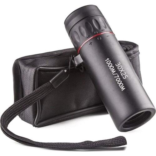 High Definition Monocular Telescope 30X25 Waterproof Mini Portable Military Zoom 10X Scope For Travel Hunting