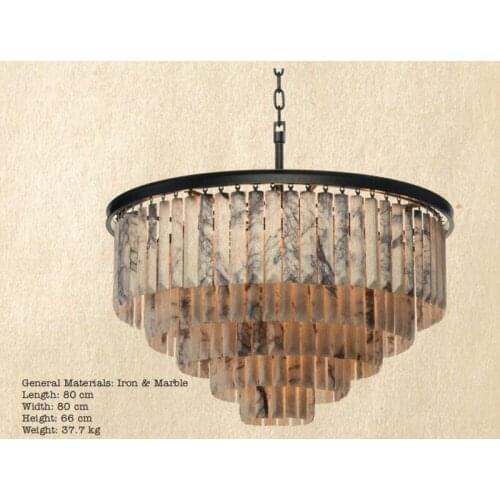 Marble chandelier living room lamp engineering lamp custom lamps high-grade chandelier lighting fixture led Marble lamps