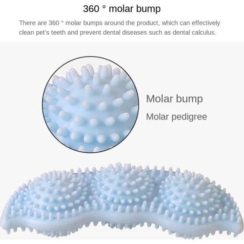 The New Pet Training Pea Relieve Boredom Bite Stick Bouncy Ball Chew Molar Bite Resistant Interactive Dog Toy