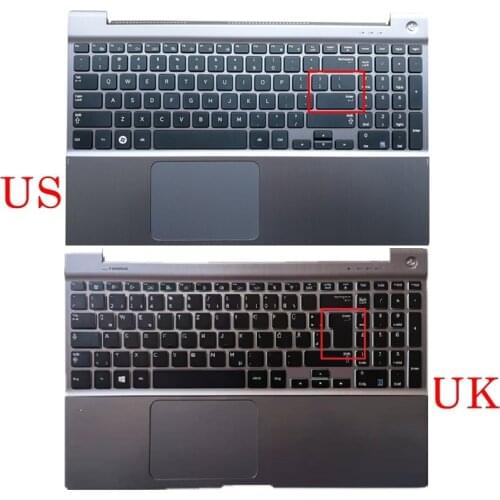 For SAMSUNG NP700Z5 NP700Z5A NP700Z5B NP700Z5C Original Laptop Touchpad Silver