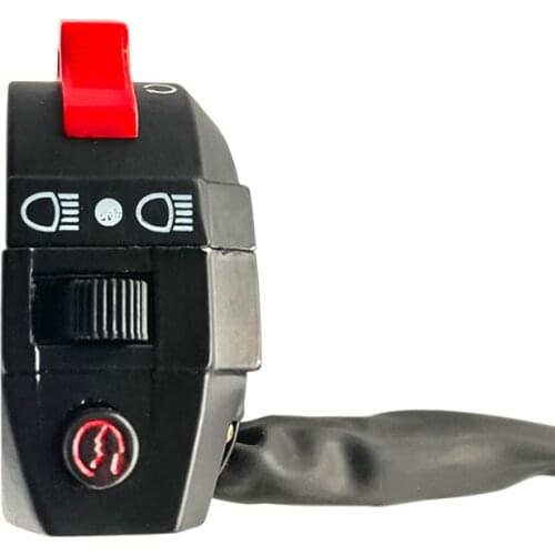 Headlight Start Left Handlebar Switch For Kazuma meerkat wombat falcon 50cc 90cc ATV UTV Engine Parts free shipment