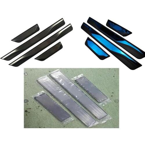 Stainless steel door sill strip for MITSUBISHI ASX 2011 12 13 14 15 6 Threshold trim car styling welcome pedal Scuff plate cover