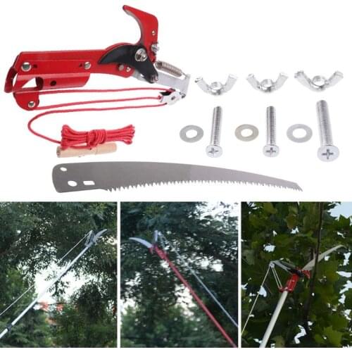 High-altitude Extension Lopper Branch Scissors Extendable Fruit Tree Pruning Saw Cutter Garden Trimmer Tool
