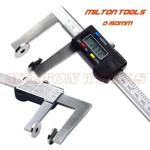 0-150mm 6inch Plate Anvil Digital Caliper thickness digital caliper with large measuring face