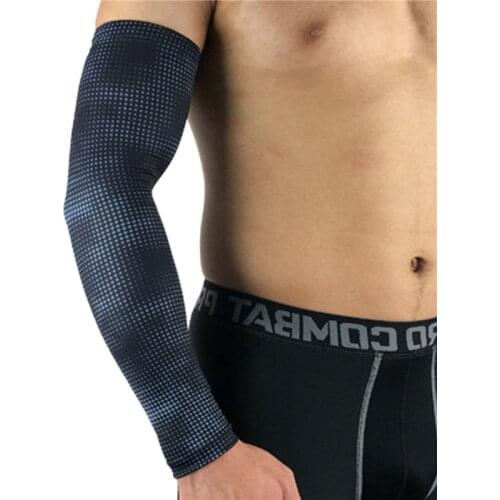1Pcs Sports Compression Arm Cooling Sun Protection Compression Arm Sleeves For Baseball Basketball Golf Tennis Running