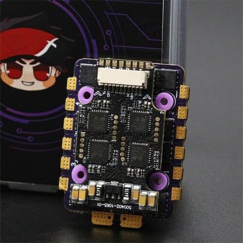 2PCS 20X20mm FLYCOLOR X-Cross 45A Mini BLHELI_32 Brushless ESC 3-6S for RC FPV Stack FPV Racing Freestyle 4S 6S Drones DIY Parts