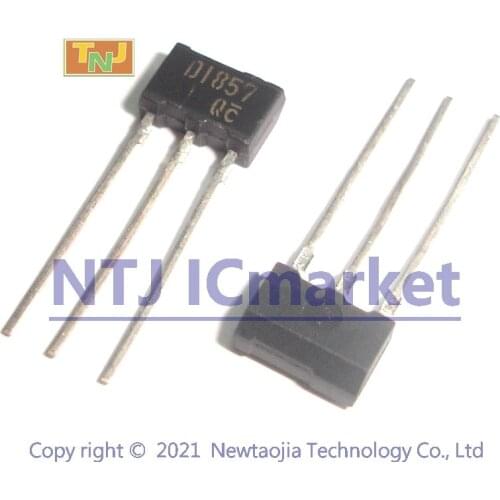 5 PCS 2SD1857 SIP-3 D1875 2SD1857TV2Q ATV Power Transistor (120V, 2A)