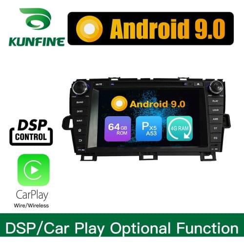 Android 9.0 Octa Core 4GB RAM 64GB Rom Car DVD GPS Multimedia Player Car Stereo for Toyota PRIUS 2009-2014 Left Radio WIFI