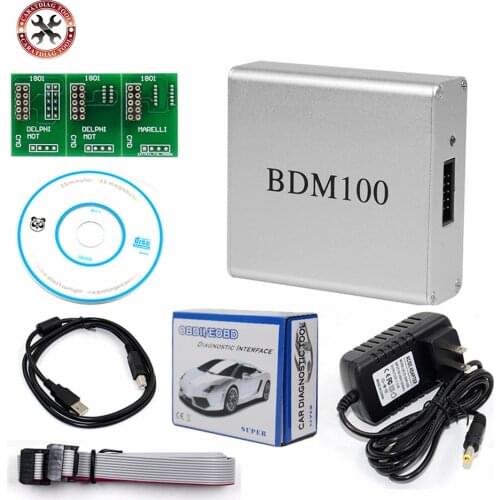 BDM100 V1255 Professional ECU Flasher Chip Tuning Programmer Interface BDM 100 ECU Flasher Code Reader OBDII Diagnostic tool