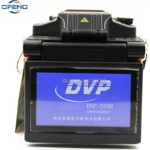 Free Ship DVP-760H Multi-language Fiber Optic Splicing Machine Optical Fusion Splicer DVP-760 FTTH Optical fiber fusion welding