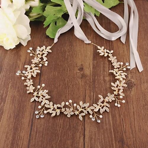 Noble Bridal Belts With Rhinestone Wedding Sash Belt Flowers Wedding Accessories Thin Belts For Women Girl Party Night Dress